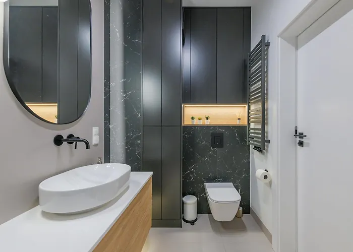 公寓 Rolling Stone - Nadmorski Dwor Premium 格但斯克